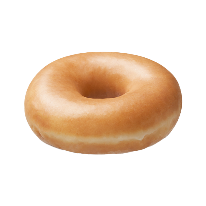 Original Glazed Doughnut-no shadows-3-Quarter View