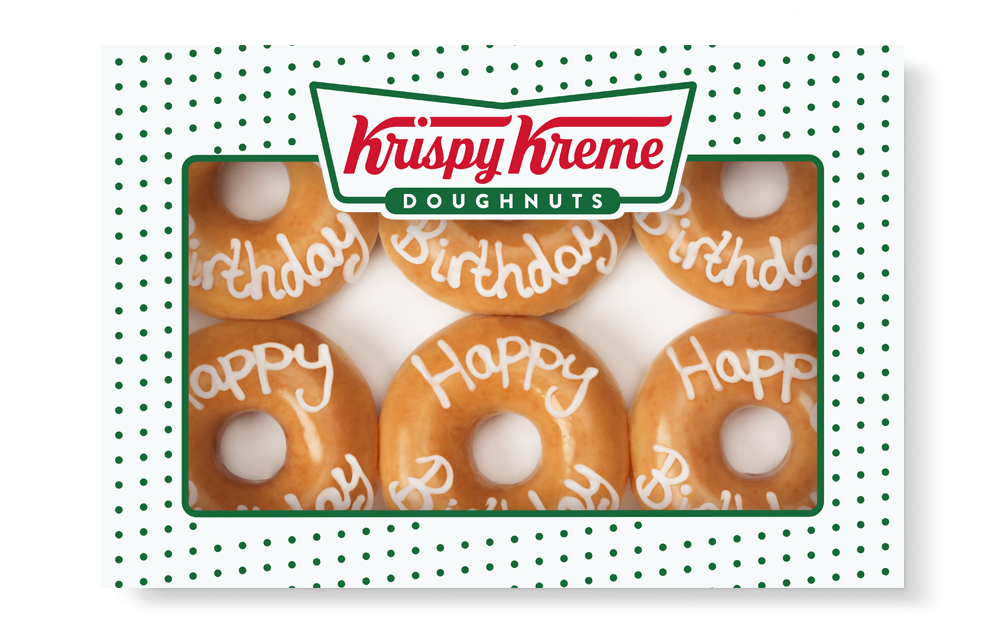 Say Happy Birthday With Krispy Kreme Half Dozen